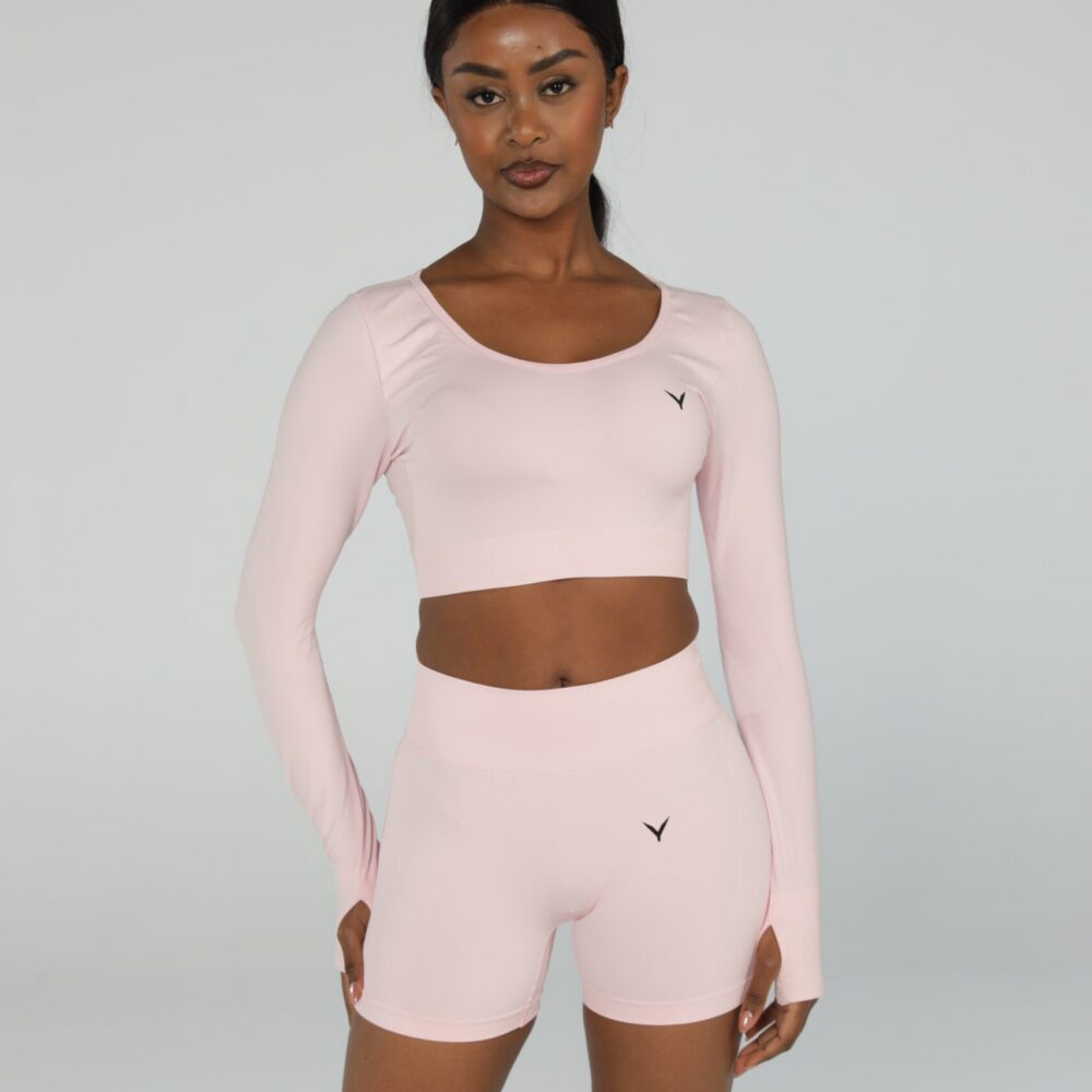 Align Shorts + Cropped Long Sleeve Bra Set