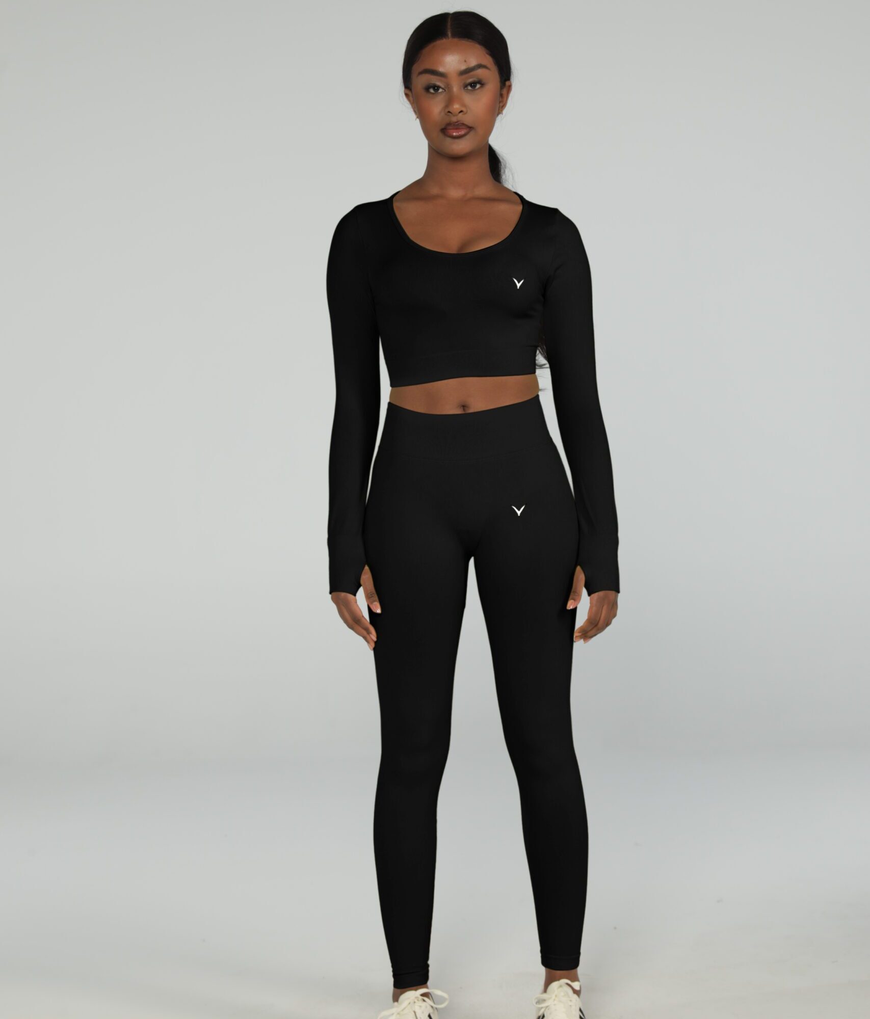 Align Legging + Cropped Long Sleeve Bra Set