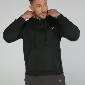 OlyCore Essential Hoodie - M, Dark-Green