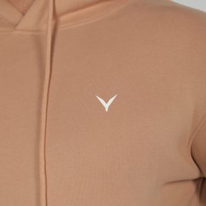 OlyCore Essential Hoodie - S, Light-Brown