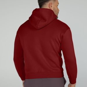 OlyCore Essential Hoodie - M, Dark-Red