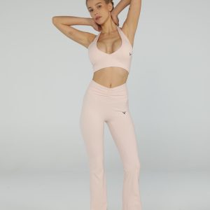 Elegance Flares + Bra Set - Pink, L