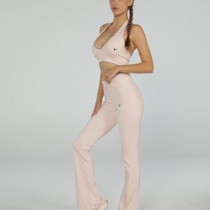 Elegance Flares + Bra Set - Pink, XL