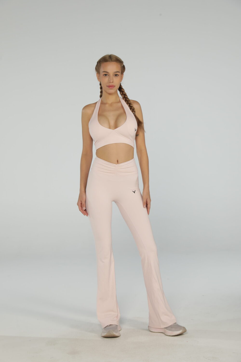 Elegance Flares + Bra Set - Pink, S