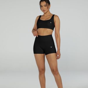 Fly Bra + Shorts Set - Black, S