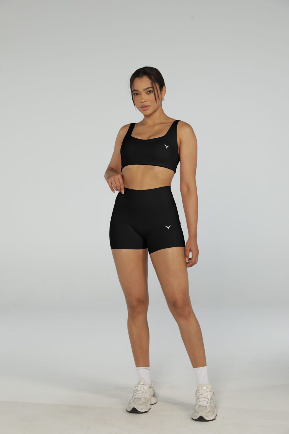 Fly Bra + Shorts Set - Black, S