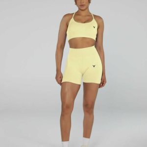 Drive Shorts + Tank Top Set - Yellow, S