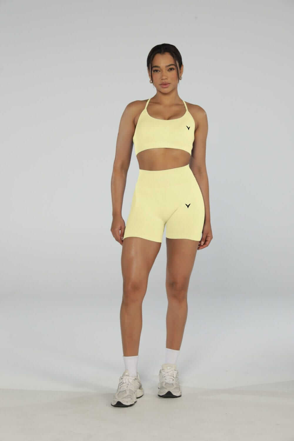 Drive Shorts + Tank Top Set - Yellow, S