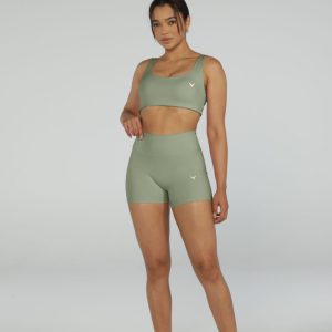Fly Bra + Shorts Set - Green, S