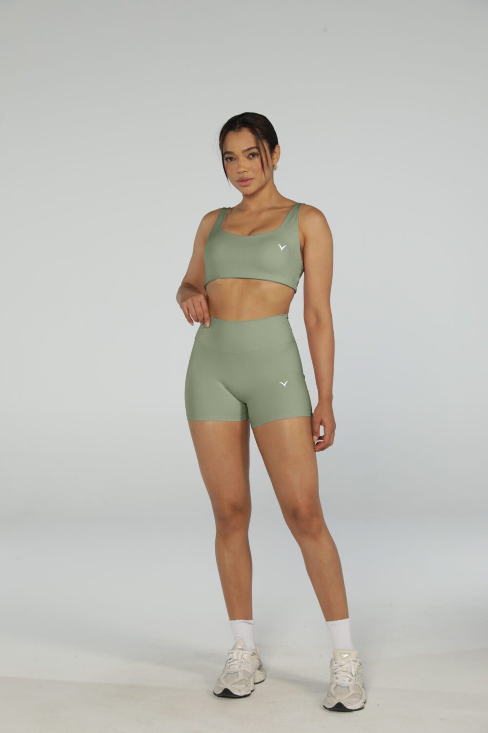 Fly Bra + Shorts Set - Green, S