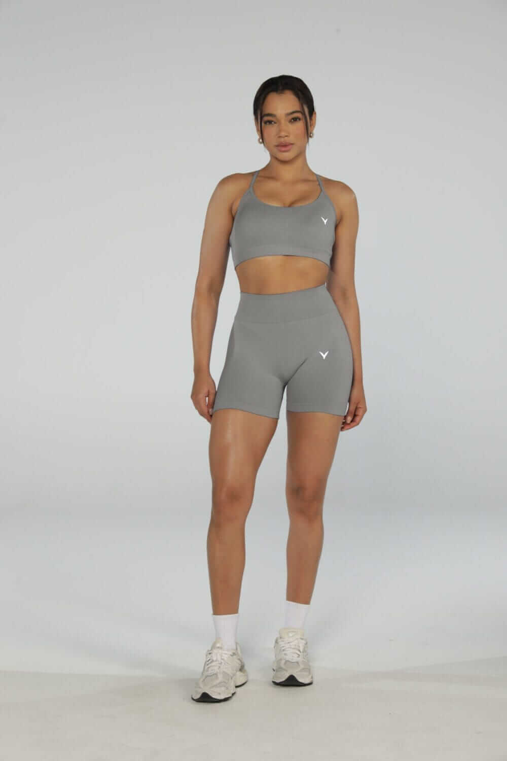 Drive Shorts + Tank Top Set - Grey, S