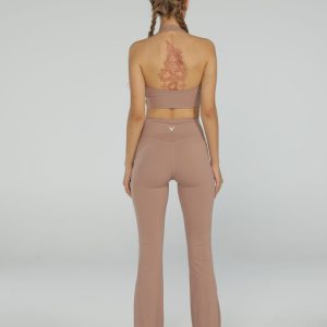 Elegance Flares + Bra Set - Light-Brown, S