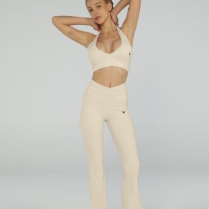 Elegance Flares + Bra Set - Butter-White, L