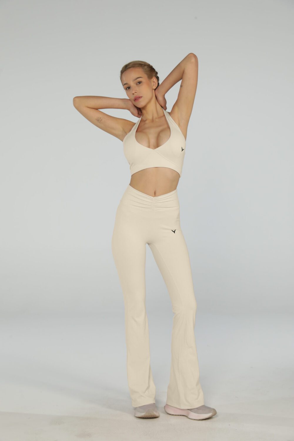 Elegance Flares + Bra Set - Butter-White, L