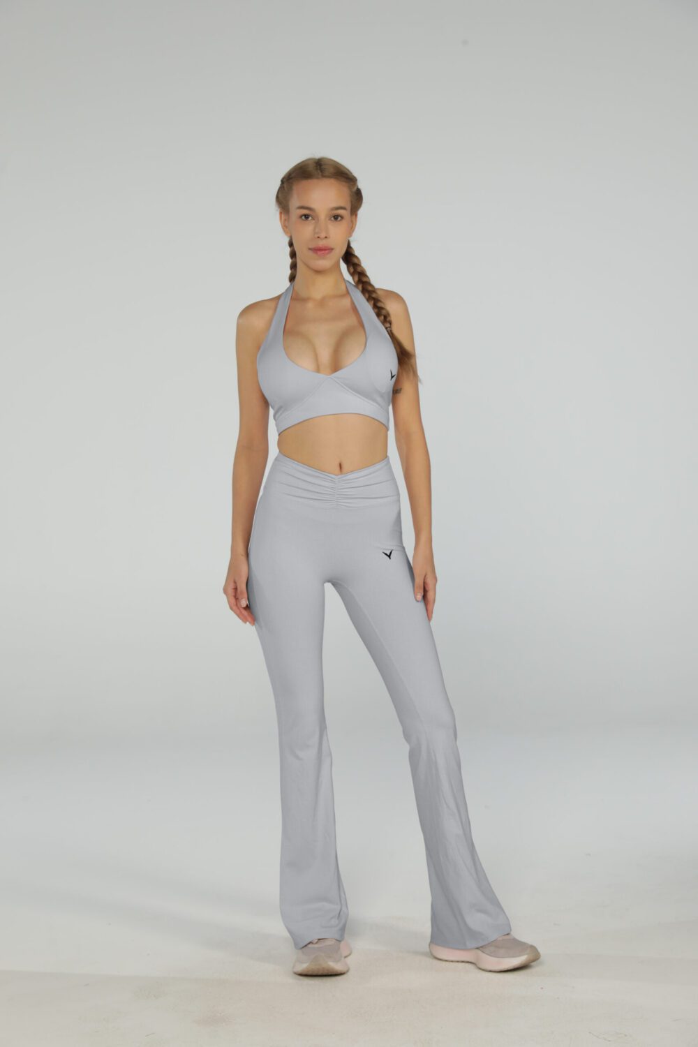 Elegance Flares + Bra Set - Light-Grey, S
