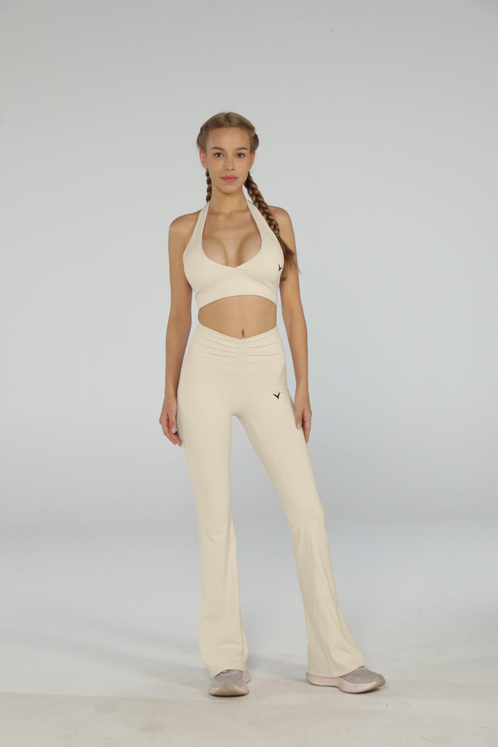 Elegance Flares + Bra Set - Butter-White, S