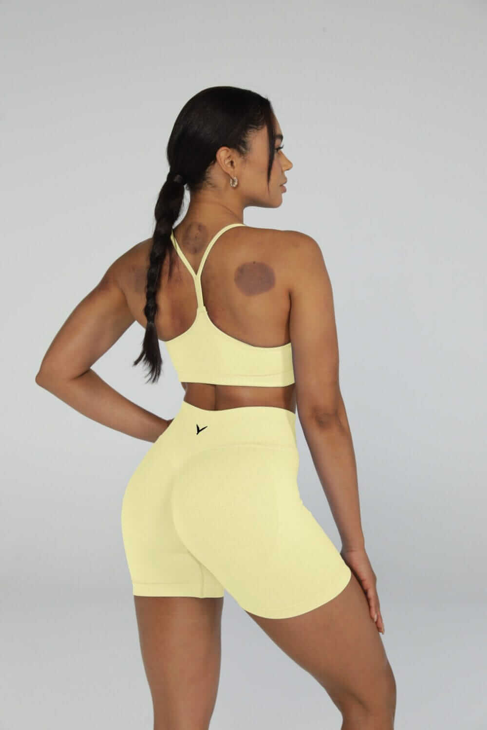 Drive Shorts + Tank Top Set - Yellow, M