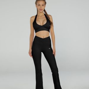 Elegance Flares + Bra Set - Black, S