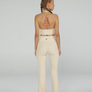 Elegance Flares + Bra Set - Butter-White, M