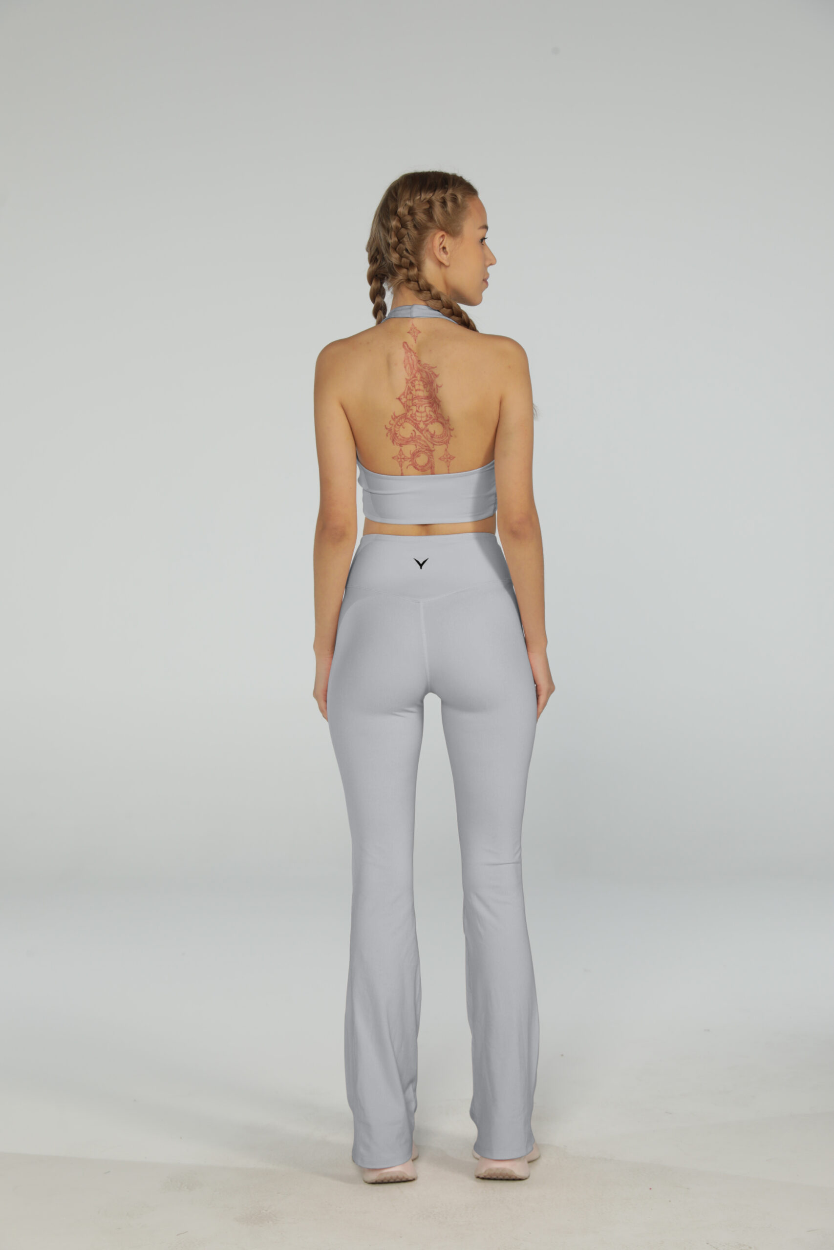 Elegance Flares + Bra Set - Light-Grey, M