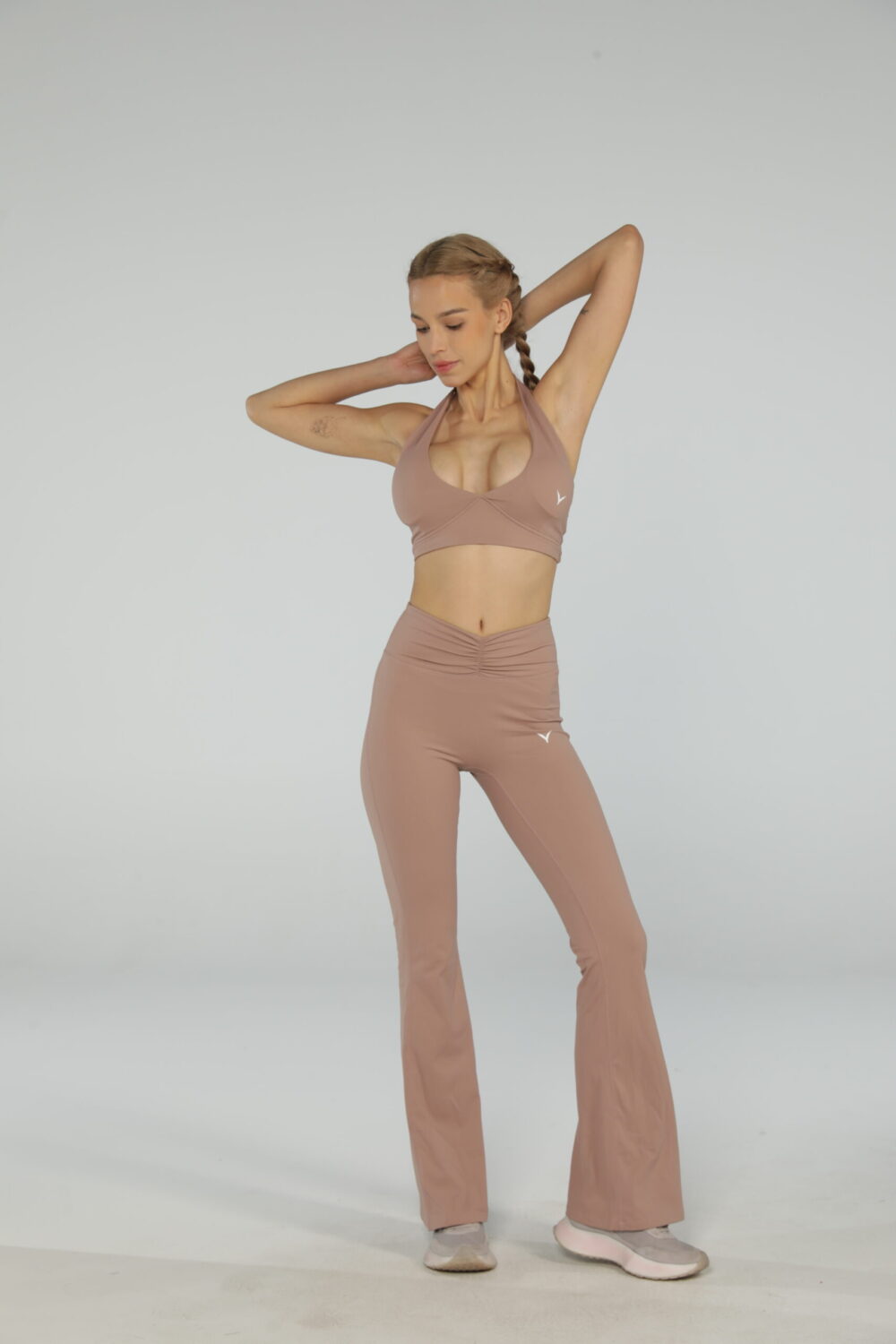 Elegance Flares + Bra Set - Light-Brown, L