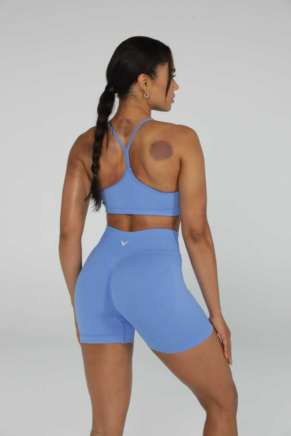 Drive Shorts + Tank Top Set - Light Sky Blue, XL