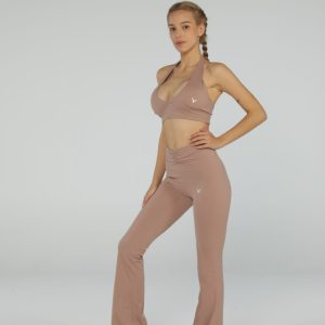 Elegance Flares + Bra Set - Light-Brown, M