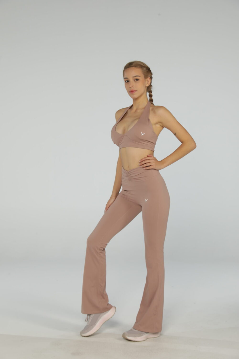 Elegance Flares + Bra Set - Light-Brown, M